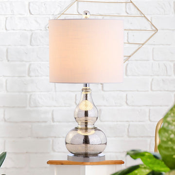 Anya 20.5" Mini Glass LED Table Lamp - JONATHAN Y